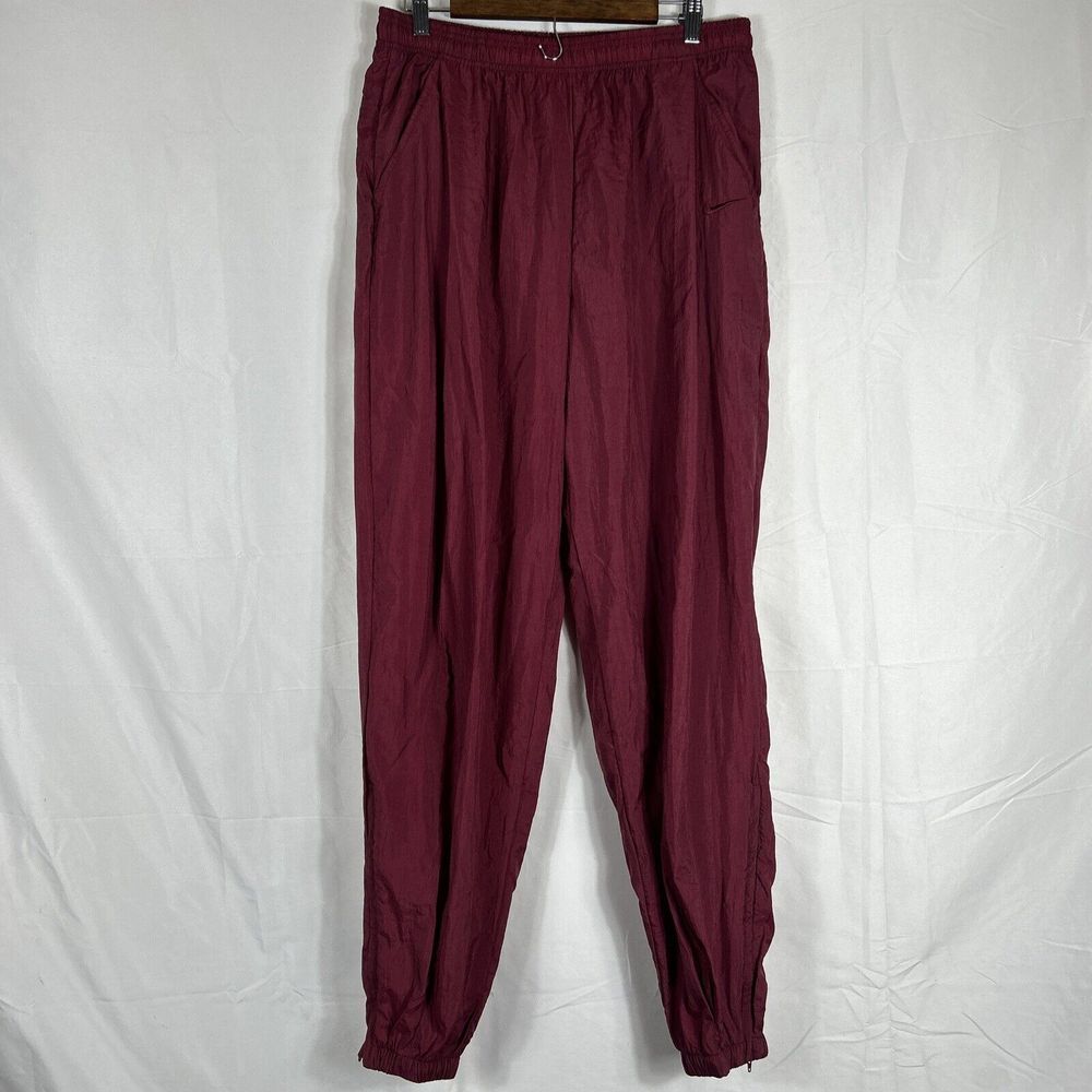 Vintage Nike Pants Women XXL 2XL Red White Track Suit Windbreakers‎ Y2K 00s